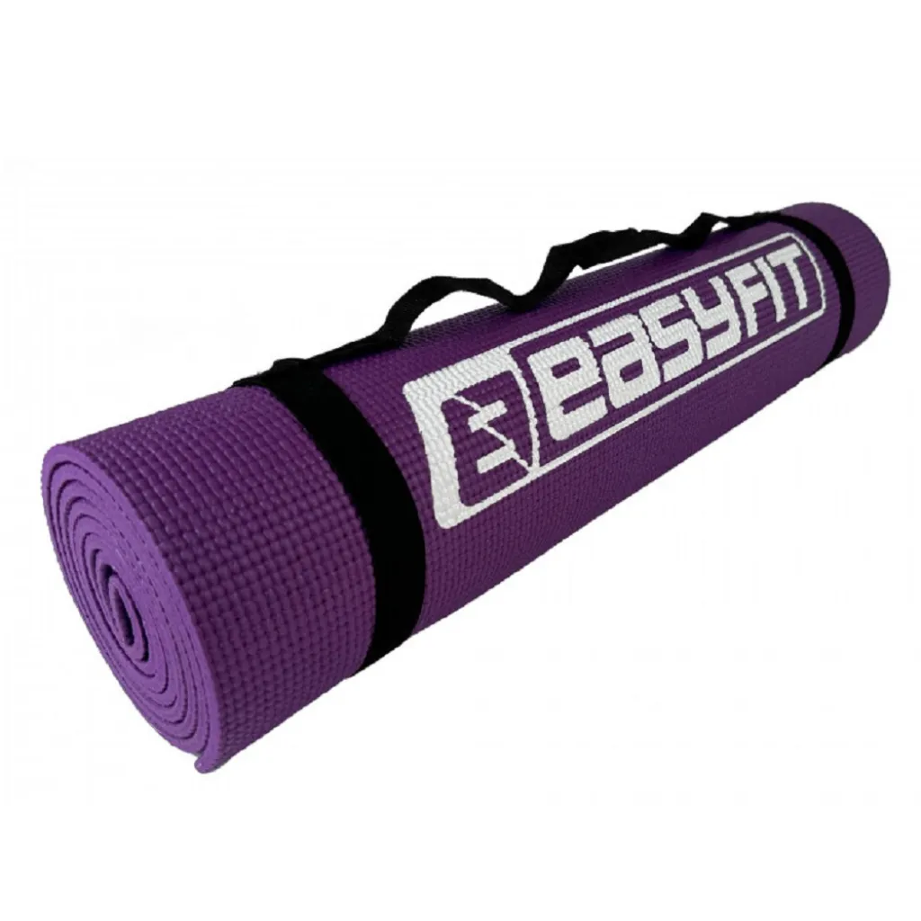 Коврик для йоги и фитнеса EasyFit ПВХ (PVC) EF-1918-V, фиолетовый