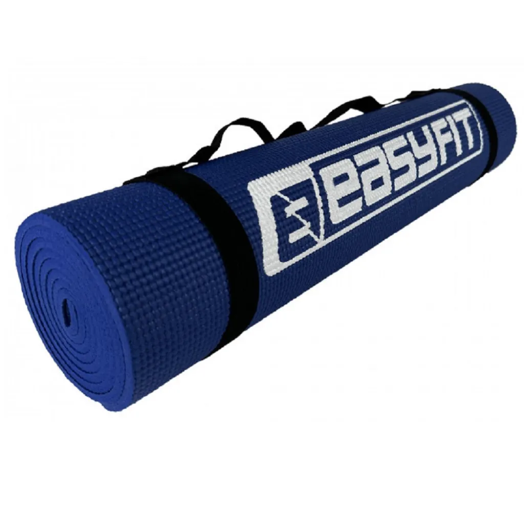 Килимок для йоги та фітнесу EasyFit ПВХ (PVC) EF-1918-Bl, синій