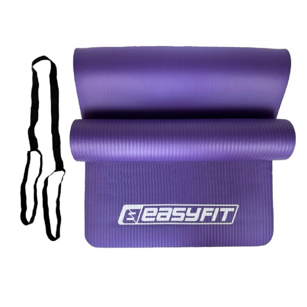 Килимок для фітнесу та йоги EasyFit NBR 10 мм EF-1919-V, фіолетовий Килимок для фітнесу та йоги EasyFit NBR 10 мм EF-1919-V, фіолетовий