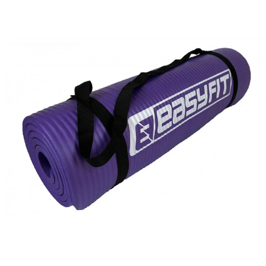 Килимок для фітнесу та йоги EasyFit NBR 10 мм EF-1919-V, фіолетовий Килимок для фітнесу та йоги EasyFit NBR 10 мм EF-1919-V, фіолетовий