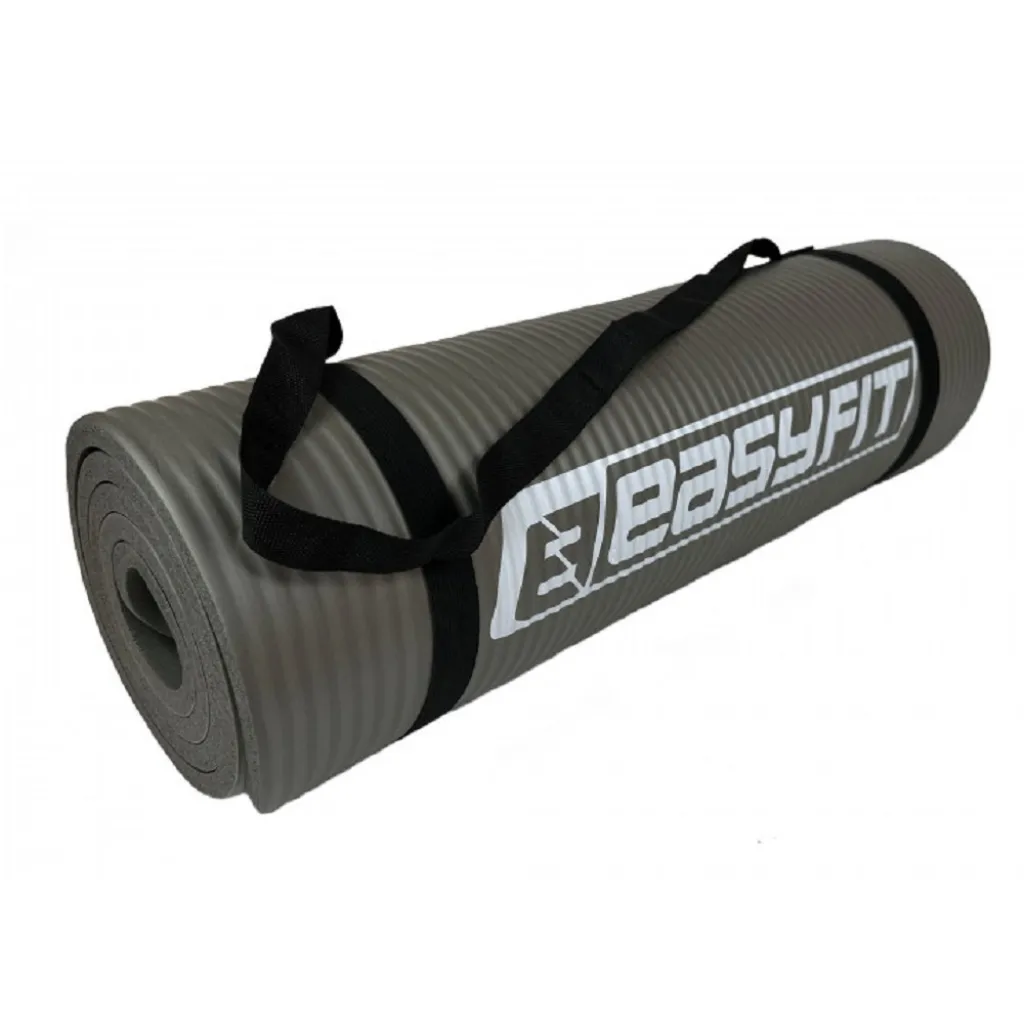 Коврик для фитнеса и йоги EasyFit NBR 10 мм EF-1919-Gr, серый Коврик для фитнеса и йоги EasyFit NBR 10 мм EF-1919-Gr, серый
