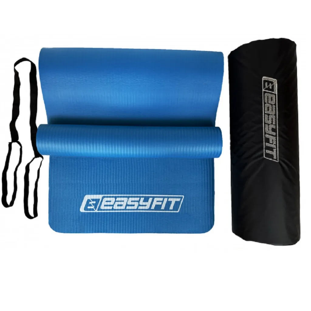 Килимок для фітнесу та йоги EasyFit NBR 10 мм EF-1919-Bl, синій Килимок для фітнесу та йоги EasyFit NBR 10 мм EF-1919-Bl, синій