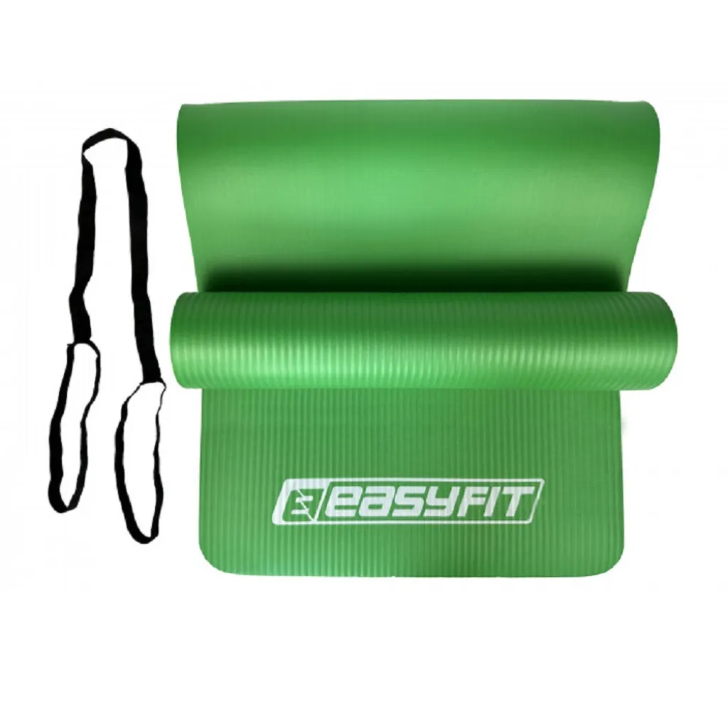 Коврик для фитнеса и йоги EasyFit NBR 10 мм EF-1919-G, зеленый Коврик для фитнеса и йоги EasyFit NBR 10 мм EF-1919-G, зеленый