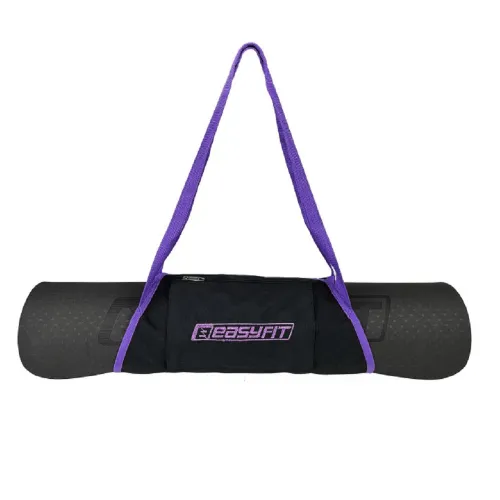 Сумка-перенос EasyFit для йога-коврика, фиолетовый - Фото№1 Сумка-перенос EasyFit для йога-коврика, фиолетовый - Фото№1