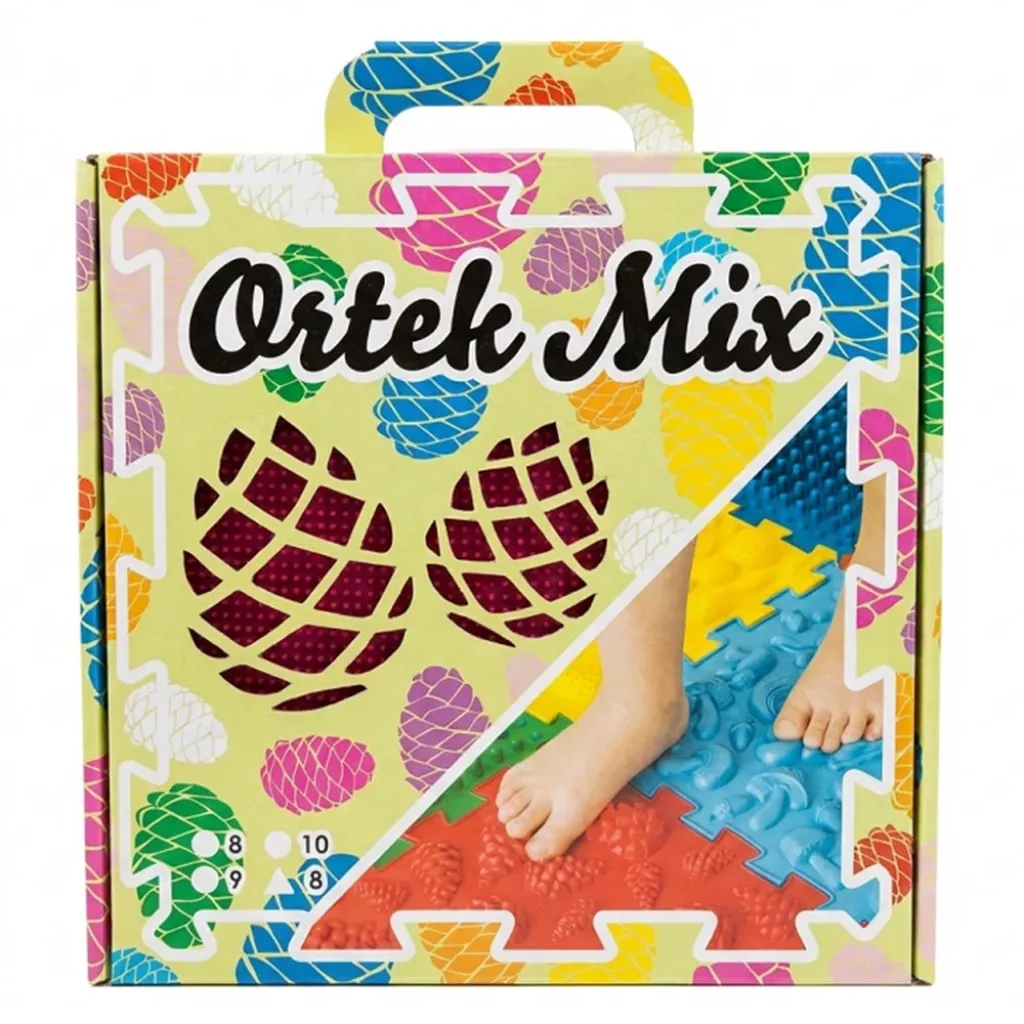 Масажний килимок Ortek для реабілітації Ortek Mix з 10  елементів, жорсткий