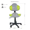 Ортопедическое детское кресло FunDesk LST3 Green-Grey - Фото№8