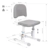 Детский стул FunDesk SST3D Grey - Фото№8