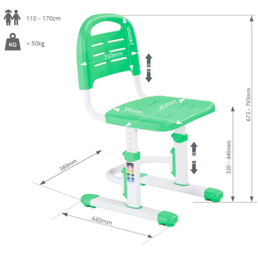 Дитячий стілець FunDesk SST3L Green Дитячий стілець FunDesk SST3L Green