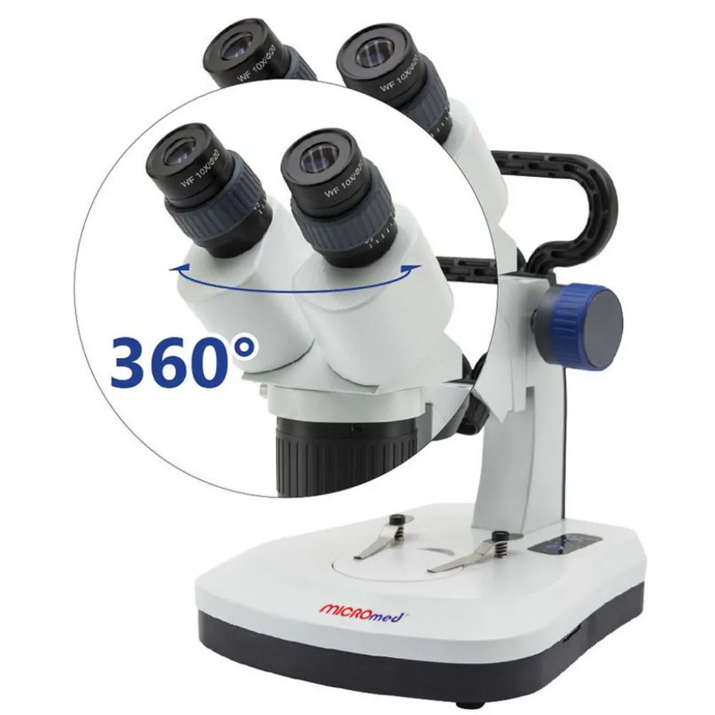 Мікроскоп бінокулярний стереоскопічний MICROmed SM-6420 20x-40x Мікроскоп бінокулярний стереоскопічний MICROmed SM-6420 20x-40x