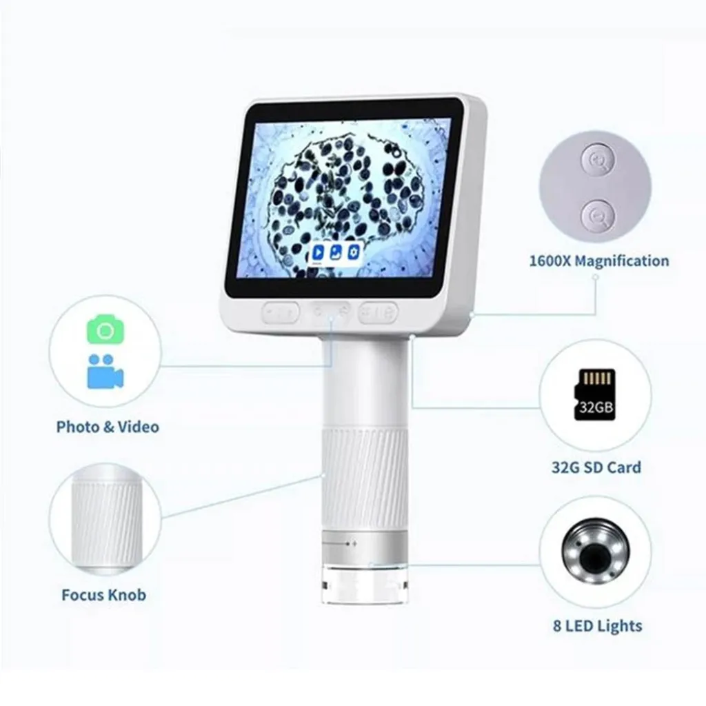 Мікроскоп портативний розумний Xiaomi BeaverLAB DDL-M2 Portable Мікроскоп портативний розумний Xiaomi BeaverLAB DDL-M2 Portable