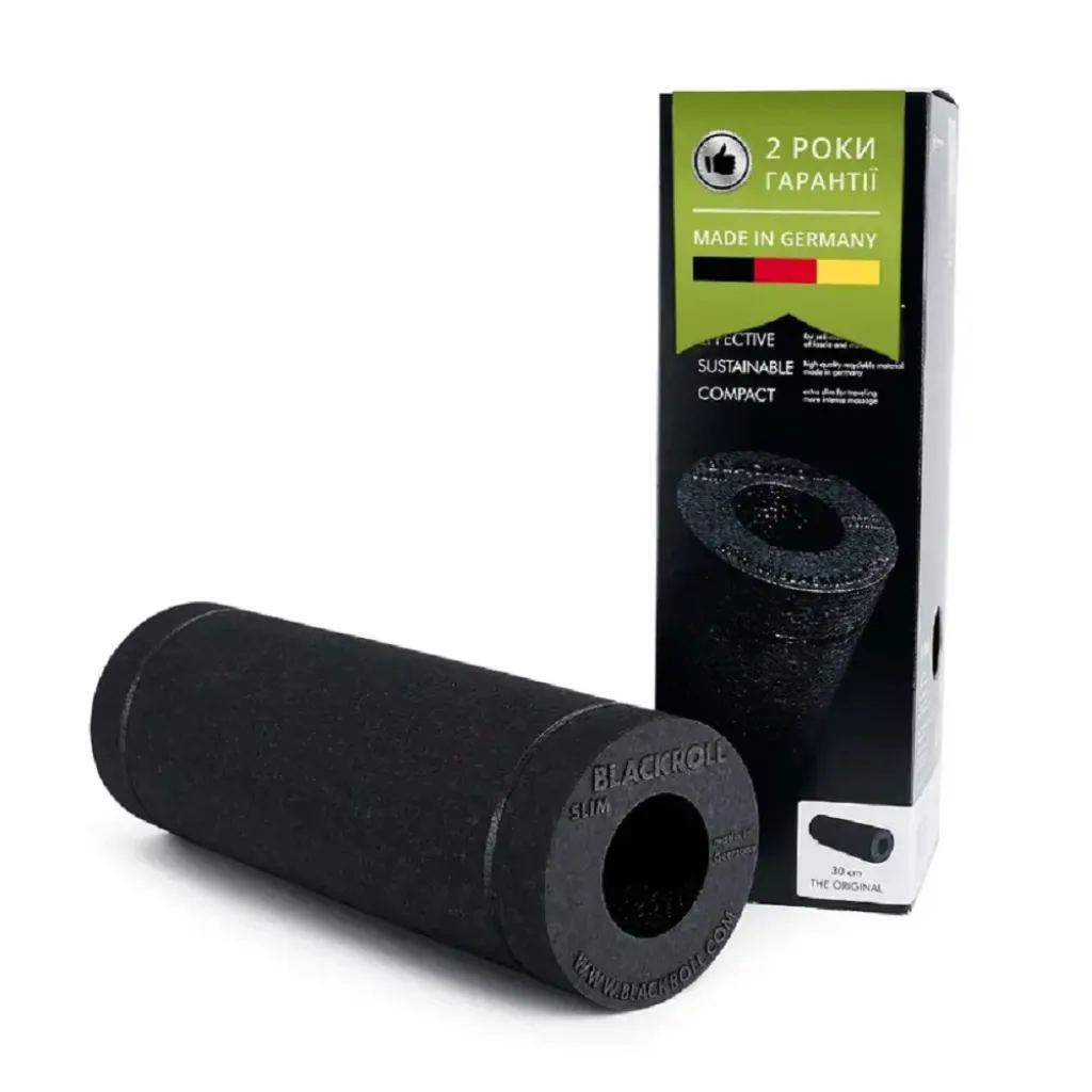 Массажный ролл Blackroll Slim, черный Массажный ролл Blackroll Slim, черный