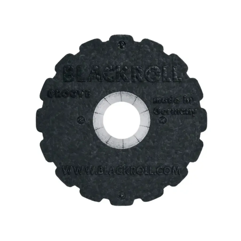 Масажний рол Blackroll Groove Standard, чорний Масажний рол Blackroll Groove Standard, чорний