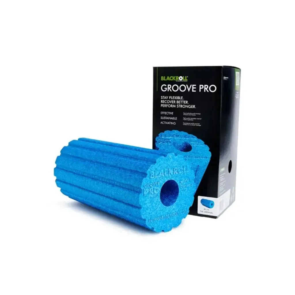 Массажный ролл Blackroll Groove PRO, голубой Массажный ролл Blackroll Groove PRO, голубой