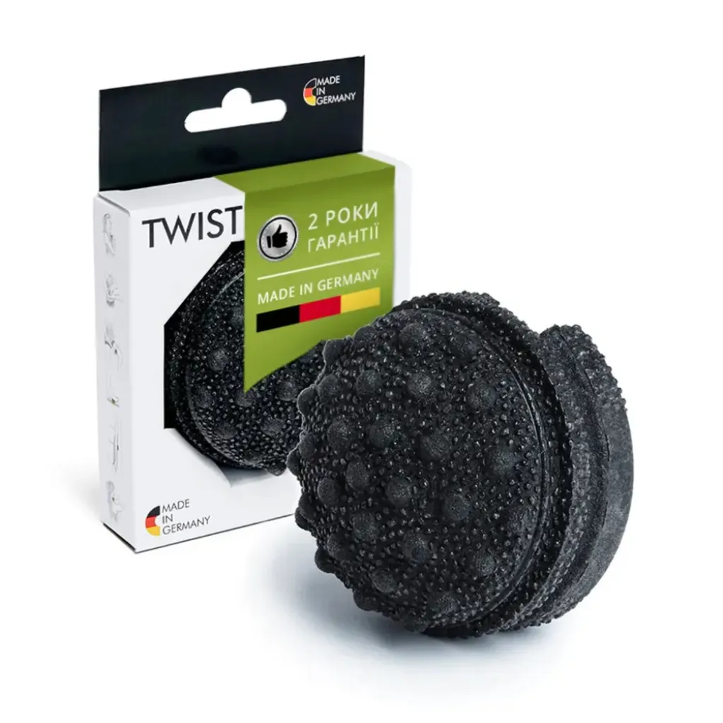 Массажный полумяч Blackroll Twister, черный Массажный полумяч Blackroll Twister, черный