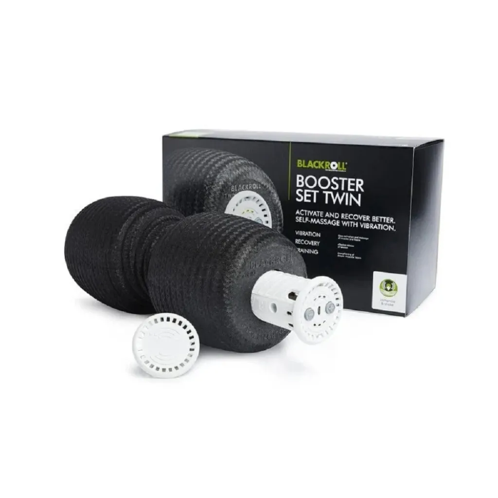 Вибромассажер Blackroll Booster Set Twin, черный Вибромассажер Blackroll Booster Set Twin, черный