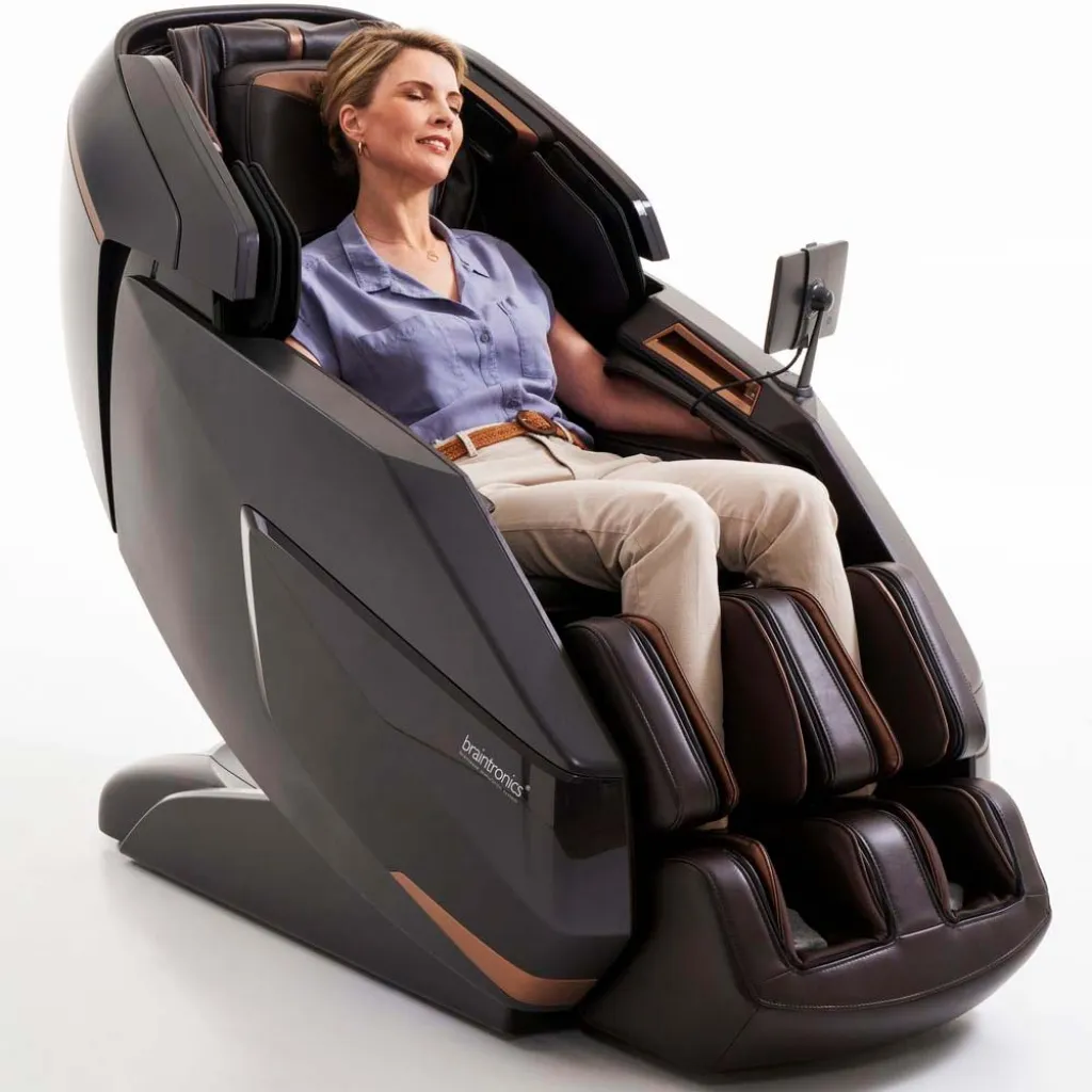 Массажное кресло Casada TITAN, карамельно-коричневый Массажное кресло Casada TITAN, карамельно-коричневый