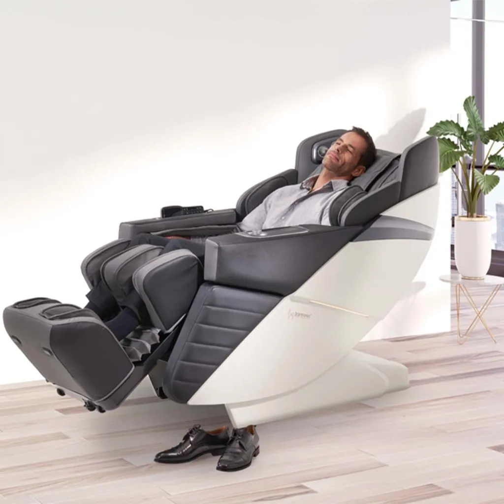 Массажное кресло Casada AlphaSonic III White Black Массажное кресло Casada AlphaSonic III White Black
