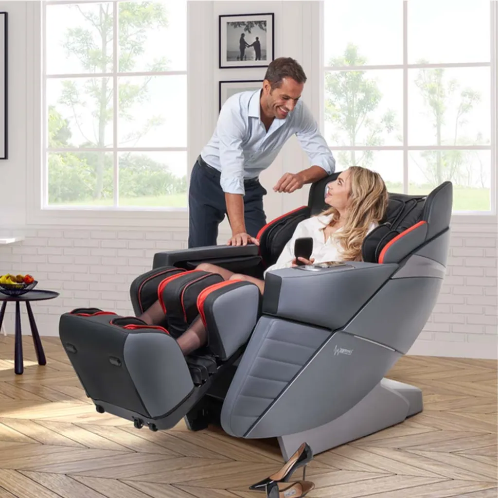 Массажное кресло Casada AlphaSonic III Grey Black