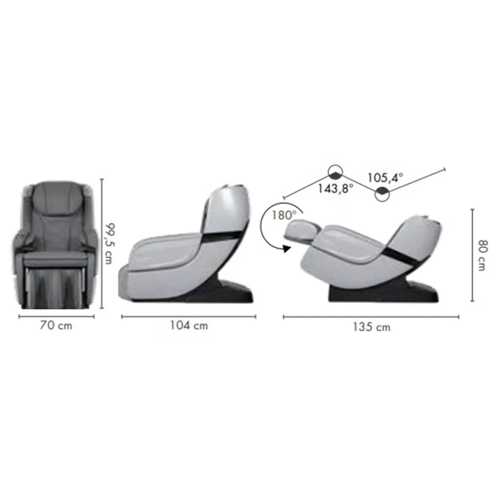 Массажное кресло Casada ECOSONIC 3D, золотой Массажное кресло Casada ECOSONIC 3D, золотой