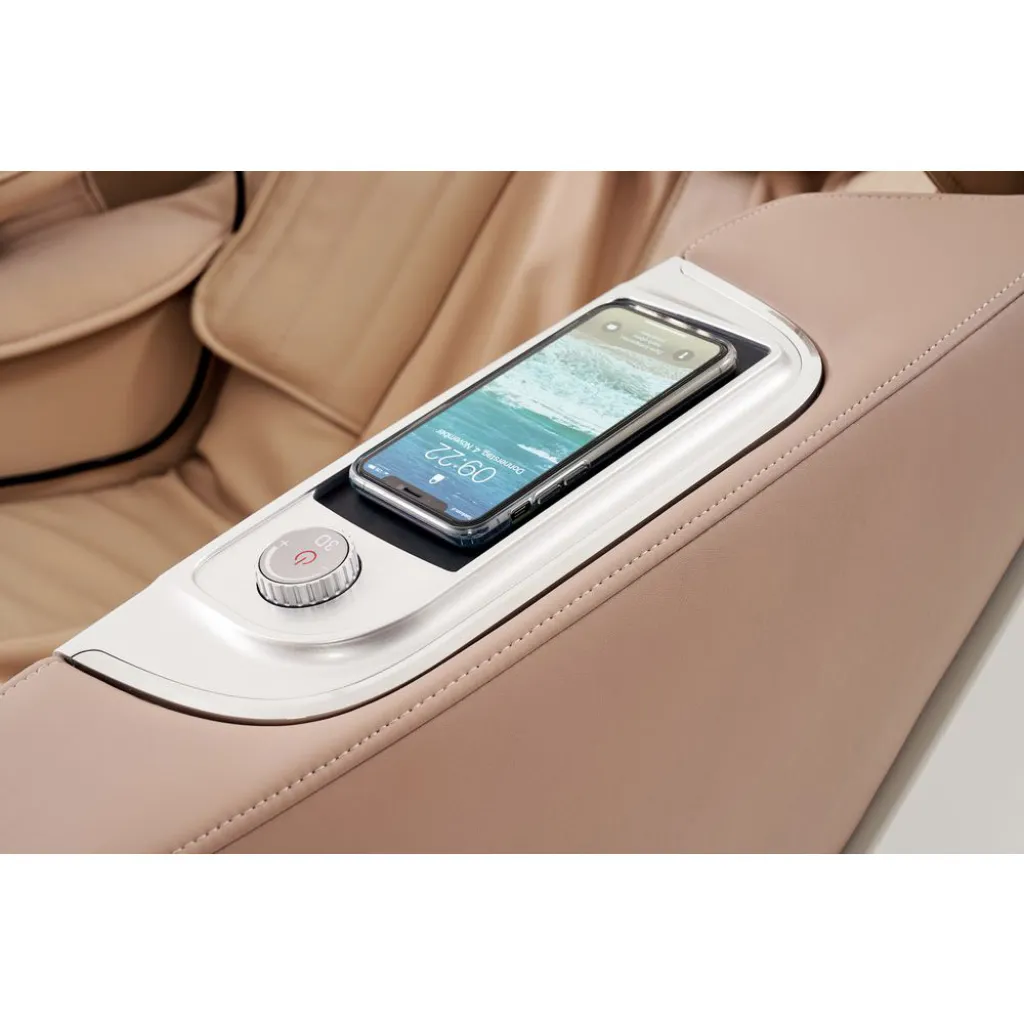 Массажное кресло Casada AlphaSonic III White Khaki Массажное кресло Casada AlphaSonic III White Khaki