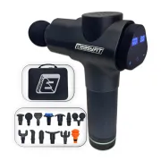 Перкуссионный вибромассажер EasyFit UltraGun EF-2074, 13 насадок Перкуссионный вибромассажер EasyFit UltraGun EF-2074, 13 насадок