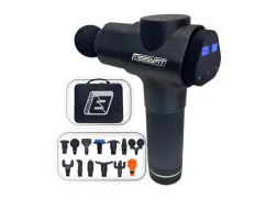 Перкусійний вібромасажер EasyFit UltraGun EF-2074, 13 насадок Перкусійний вібромасажер EasyFit UltraGun EF-2074, 13 насадок