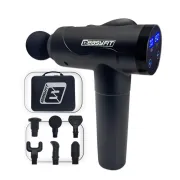 Перкуссионный массажер для спины EasyFit Vibe EF-2072, 6 насадок Перкуссионный массажер для спины EasyFit Vibe EF-2072, 6 насадок