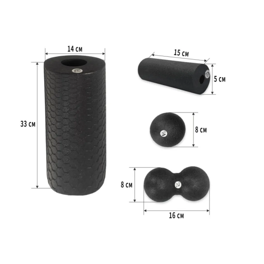 Набор для массажа EasyFit MioSet-3 EF-2005-3, черный Набор для массажа EasyFit MioSet-3 EF-2005-3, черный