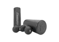 Набір для масажу EasyFit MioSet-L (2 м'ячика+ролик) EF-2005-L, чорний Набір для масажу EasyFit MioSet-L (2 м'ячика+ролик) EF-2005-L, чорний