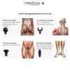 Перкуссионный ручной массажер для тела и мышц Medica+ Mass Hand Pro 2Х, черный - Фото№3