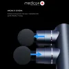 Перкуссионный ручной массажер для тела и мышц Medica+ Mass Hand Pro 2Х, черный - Фото№12