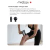 Перкуссионный ручной массажер для тела и мышц Medica+ Mass Hand Pro 2Х, черный - Фото№6
