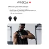 Перкуссионный ручной массажер для тела и мышц Medica+ Mass Hand Pro 2Х, черный - Фото№7