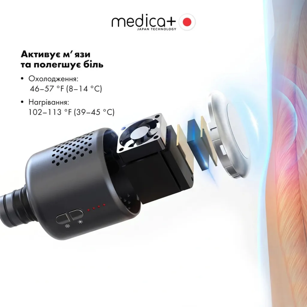 Насадка тепло/холод для массажера MEDICA+ MassHand Pro 2Х