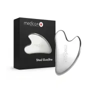 Стальной скребок гуаша для моделирования овала лица MEDICA+ Steel GuaSha Стальной скребок гуаша для моделирования овала лица MEDICA+ Steel GuaSha