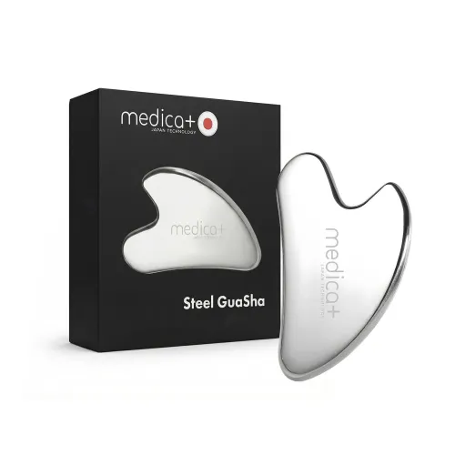 Стальной скребок гуаша для моделирования овала лица MEDICA+ Steel GuaSha - Фото№1 Стальной скребок гуаша для моделирования овала лица MEDICA+ Steel GuaSha - Фото№1