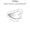 Стальной скребок гуаша для моделирования овала лица MEDICA+ Steel GuaSha - Фото№3