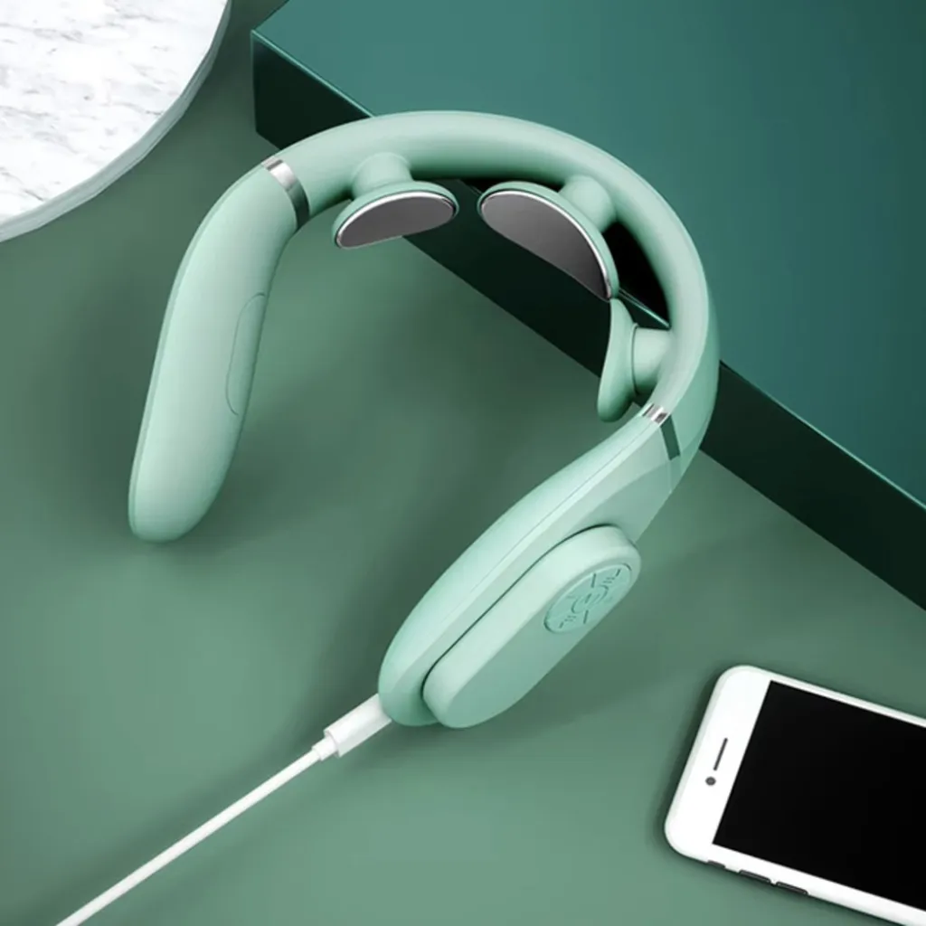 Массажер для шеи Xiaomi Jeeback Neck Massager G2-F, зеленый Массажер для шеи Xiaomi Jeeback Neck Massager G2-F, зеленый