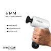 Перкусійний ручний масажер для тіла та м'язів Medica+ Mass Hand Pro 4.0, білий - Фото№3