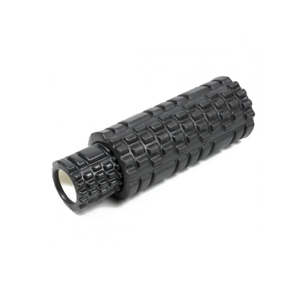 Массажный ролик EasyFit Grid Roller Double EF-7737-4-Bk 33 см, черный Массажный ролик EasyFit Grid Roller Double EF-7737-4-Bk 33 см, черный