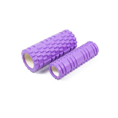 Массажный ролик EasyFit Grid Roller Double EF-7737-1-V 33 см, фиолетовый - Фото№1 Массажный ролик EasyFit Grid Roller Double EF-7737-1-V 33 см, фиолетовый - Фото№1