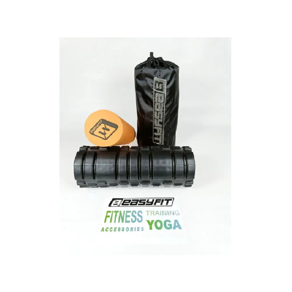 Массажный ролик EasyFit PRO Active EF-2025 33 см двойной, оранжевый/черный Массажный ролик EasyFit PRO Active EF-2025 33 см двойной, оранжевый/черный