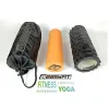 Массажный ролик EasyFit PRO Active EF-2025 33 см двойной, оранжевый/черный - Фото№4