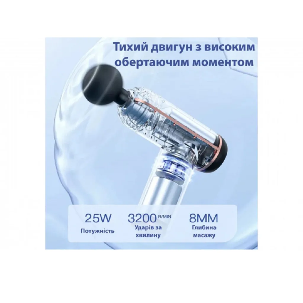 Массажер для тела EasyFit Impact с 4-ма насадками EF-2071 Массажер для тела EasyFit Impact с 4-ма насадками EF-2071