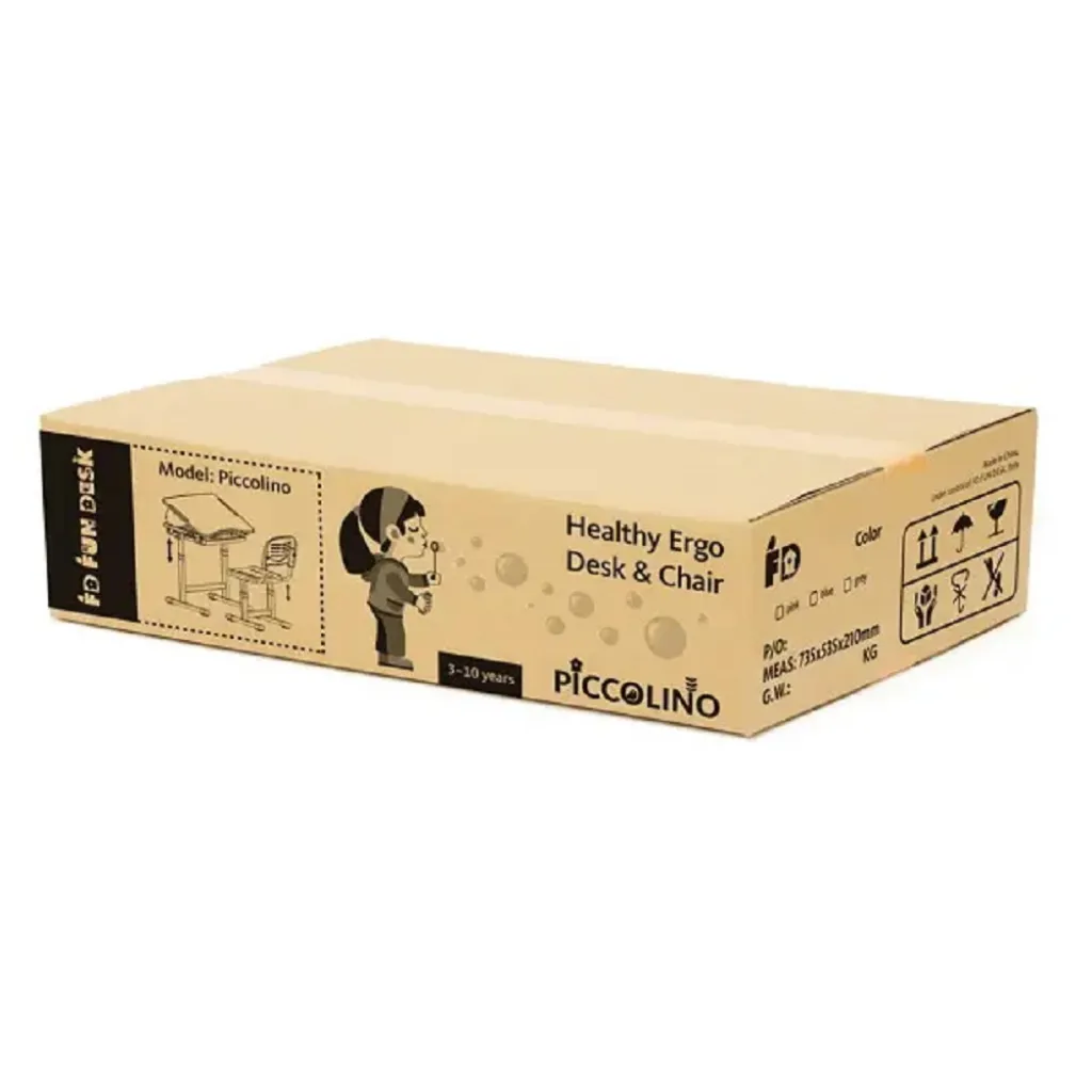 Парта зростаюча та стільчик для дитини Piccolino Grey FunDesk Парта зростаюча та стільчик для дитини Piccolino Grey FunDesk