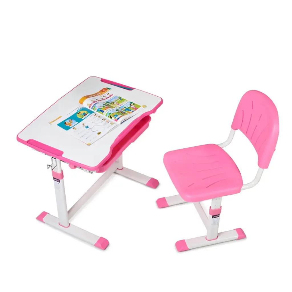 Комплект Cubby парта + стілець трансформери Fundesk Sorpresa Pink