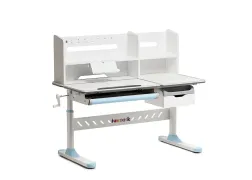Универсальная парта-трансформер для подростка Fundesk Fiore II Blue Универсальная парта-трансформер для подростка Fundesk Fiore II Blue