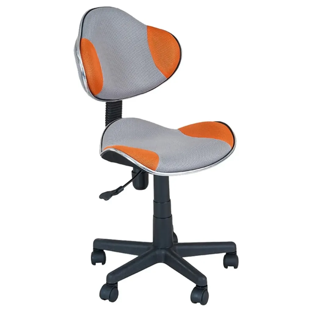 Комплект для підлітка парта Fundesk Fiore II Grey + стілець для школяра FunDesk LST3 Orange