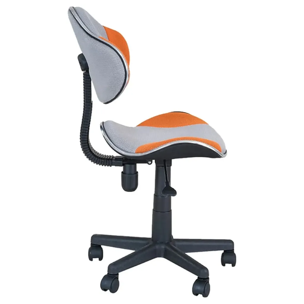 Комплект для підлітка парта Fundesk Fiore II Grey + стілець для школяра FunDesk LST3 Orange