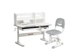Комплект для підлітка парта Fundesk Fiore II Grey + дитячий стілець FunDesk SST3L Grey Комплект для підлітка парта Fundesk Fiore II Grey + дитячий стілець FunDesk SST3L Grey